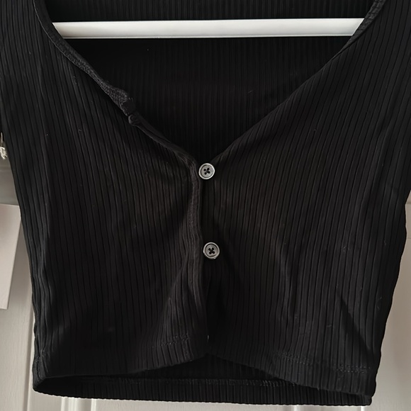 Wilfred NWT - Black Cropped Button Up - Size XXS - Picture 4 of 4